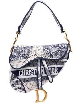 Christian Dior Pre-Owned: Голубая сумка 