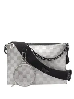 Louis Vuitton Pre-Owned: Чёрная сумка через плечо 