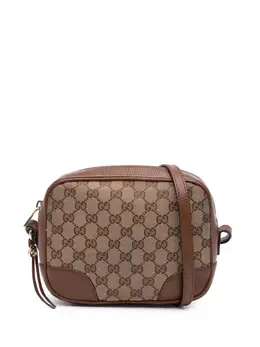 Gucci Pre-Owned: Коричневая сумка через плечо 