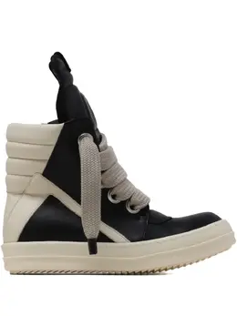Rick Owens: Чёрные кроссовки  Geobasket