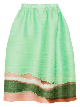 Pleats Please Issey Miyake: Юбка миди 