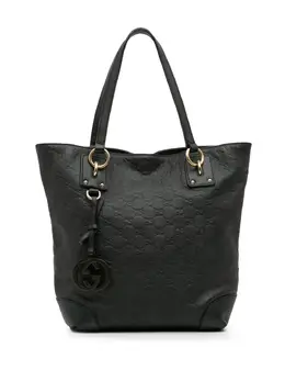 Gucci Pre-Owned: Зелёная сумка-шоппер 