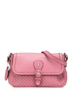 Gucci Pre-Owned: Розовая сумка через плечо 
