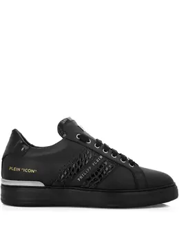 Philipp Plein: Чёрные кроссовки 