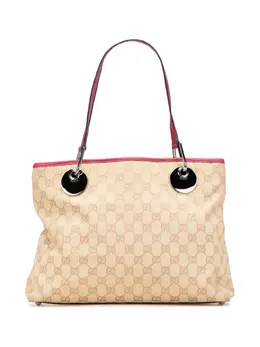 Gucci Pre-Owned: Коричневая сумка-шоппер 