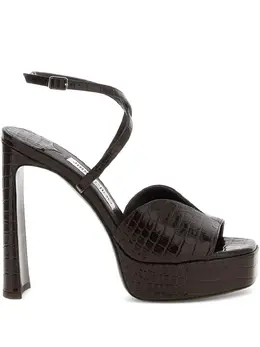 Jimmy Choo: Коричневые сандалии 