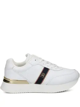 Tommy Hilfiger: Белые кроссовки 
