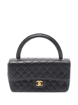 CHANEL Pre-Owned: Чёрная сумка на руку 