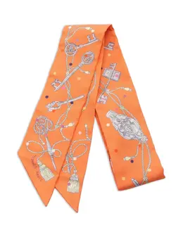 Hermès Pre-Owned: Оранжевый шарф 