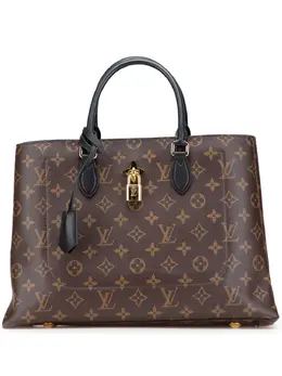 Louis Vuitton Pre-Owned: Сумка-шоппер с цветочным принтом 