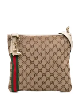 Gucci Pre-Owned: Коричневая сумка через плечо 