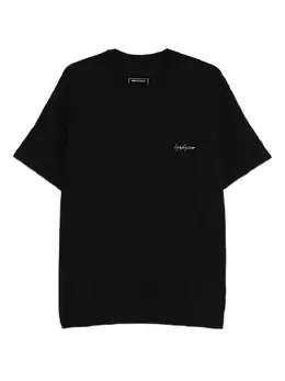 Y-3: Чёрная футболка 
