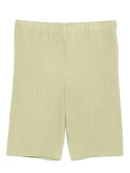 Homme Plissé Issey Miyake: Светлые шорты 