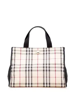 Burberry Pre-Owned: Коричневая сумка-шоппер 