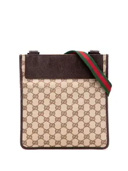 Gucci Pre-Owned: Коричневая сумка через плечо 