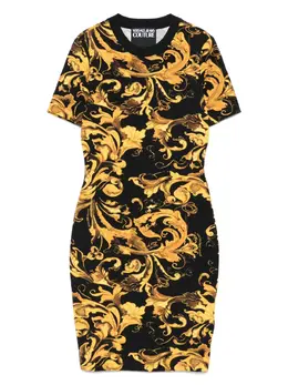 Versace Jeans Couture: Платье с принтом 