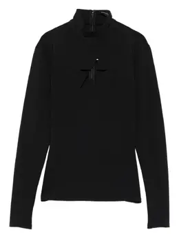 Mugler: Футболка с длинным рукавом 