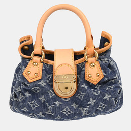 Louis Vuitton: Голубая сумка  Pleaty