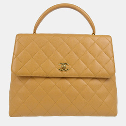 Chanel: Бежевая сумка 