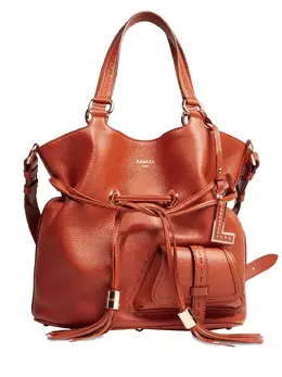 Lancel: Коричневая сумка 