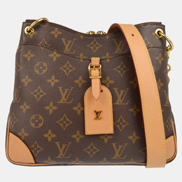 Louis Vuitton: Коричневая сумка 