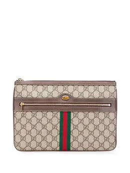 Gucci Pre-Owned: Коричневый клатч 