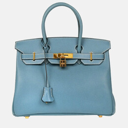 Hermes: Голубая сумка  Birkin 30