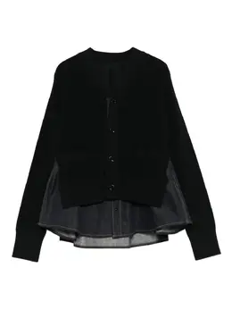 sacai: Джинсовый кардиган 