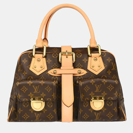 Louis Vuitton: Коричневая сумка 