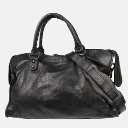 Balenciaga: Чёрная сумка  Classic City