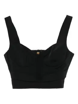 Elisabetta Franchi: Чёрный топ 