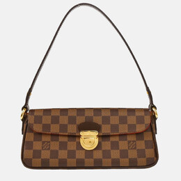 Louis Vuitton: Коричневая сумка 