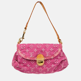 Louis Vuitton: Розовая сумка  Pleaty