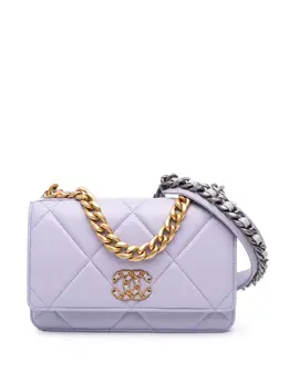 CHANEL Pre-Owned: Фиолетовый кошелёк 