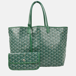 Goyard: Зелёная сумка-шоппер 