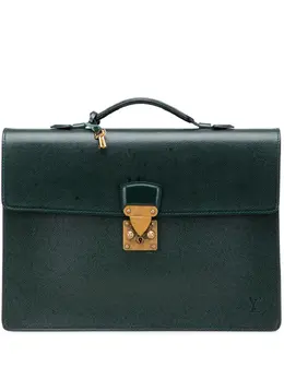 Louis Vuitton Pre-Owned: Зелёный портфель 