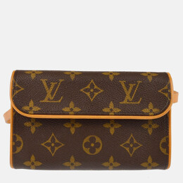 Louis Vuitton: Коричневая сумка  Florentine