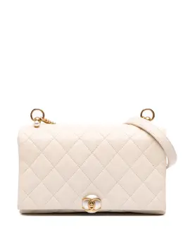 CHANEL Pre-Owned: Белая сумка через плечо 