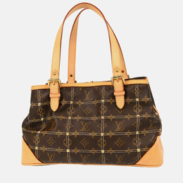 Louis Vuitton: Коричневая сумка 
