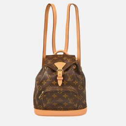 Louis Vuitton: Коричневый рюкзак 
