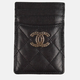 Chanel: Чёрный картхолдер 