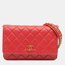Chanel: Красный кошелёк 