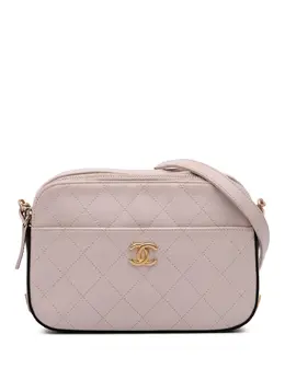 CHANEL Pre-Owned: Коричневая сумка через плечо 
