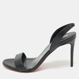 Christian Louboutin: Чёрные сандалии 