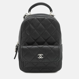 Chanel: Чёрный рюкзак 