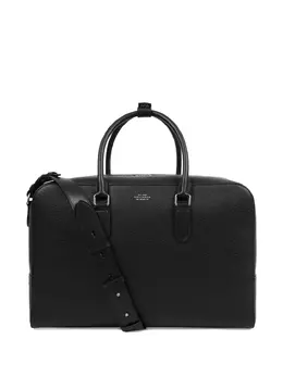 Smythson: Чёрная дорожная сумка 
