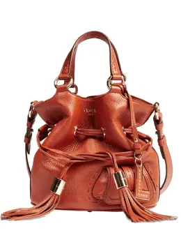 Lancel: Коричневая сумка 