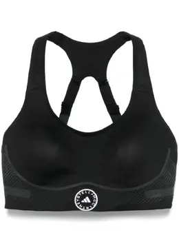 adidas by Stella McCartney: Чёрный бюстгальтер 
