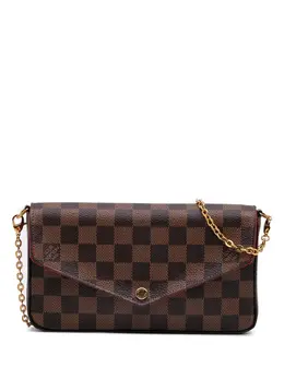 Louis Vuitton Pre-Owned: Коричневая сумка через плечо 