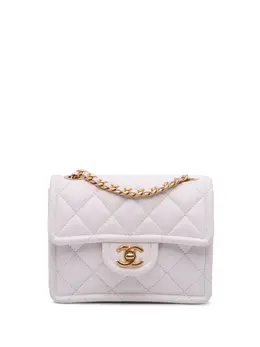 CHANEL Pre-Owned: Белая сумка через плечо 